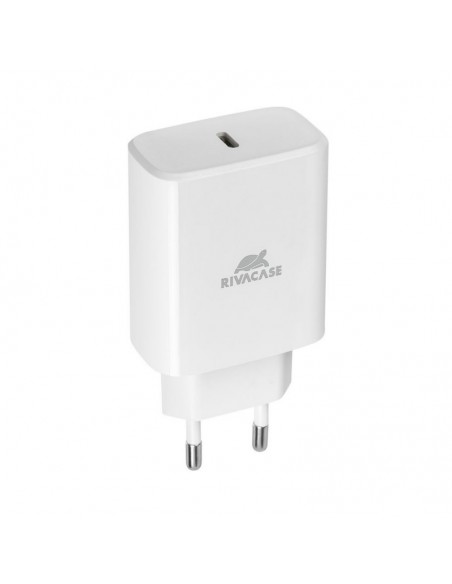 Chargeur Secteur RIVACASE 30W USB-C - Charge Rapide et Efficace - Blanc (Réf. PS4193W00)