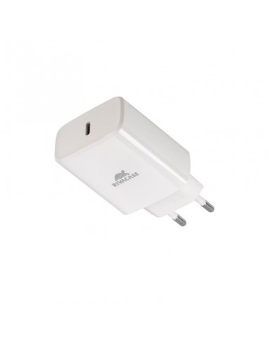 Chargeur Secteur RIVACASE 30W USB-C - Charge Rapide et Efficace - Blanc (Réf. PS4193W00)