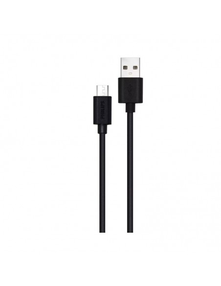 Cable USB-A Vers USB-C PHILIPS 1.2M - Black