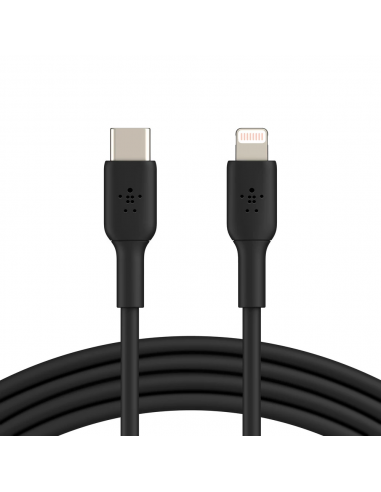 Cable Lightning Vers USB-C Belkin 1m - Black