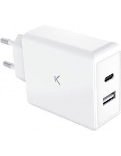 Chargeur Ultra-Rapide Secteur KSIX USB-C 45W - Blanc 2