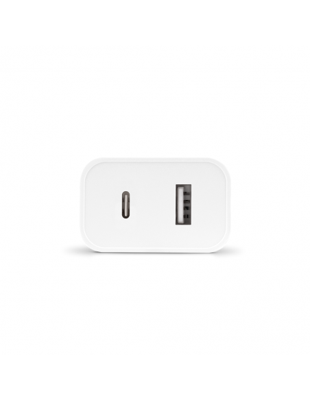 Smart Chargeur Rapide Secteur TTEC USB-C / USB-A 32W - Blanc