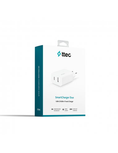 Smart Chargeur Rapide Secteur TTEC USB-C /...