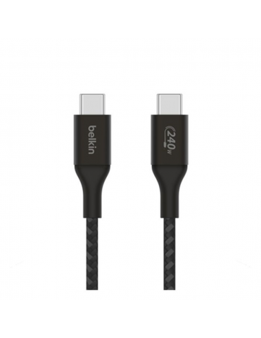 Cable USB-C Vers USB-C Belkin 240W 1M - Noir