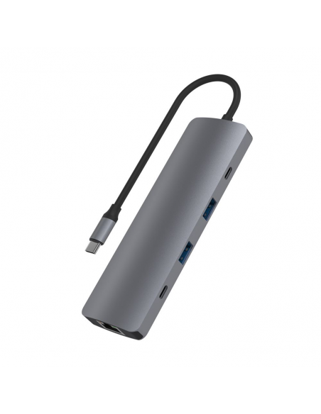 Hub  USB-C T'nB 9 en 1 Aluminum