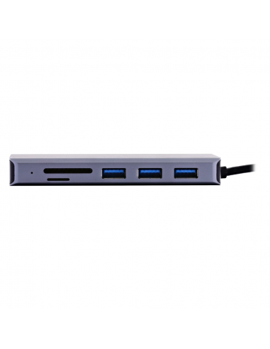 Hub  USB-C T'nB 9 en 1 Aluminum