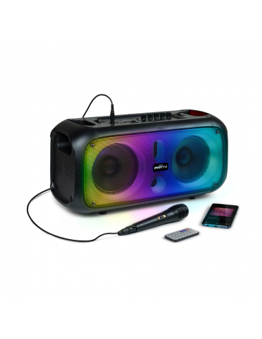 Enceinte Portable Lumineuse Bigben + Micro 200W