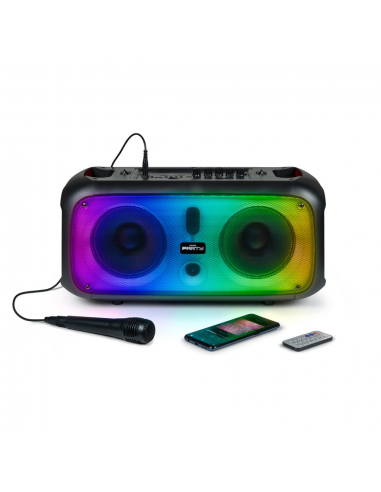 Enceinte Portable Lumineuse Bigben + Micro 200W