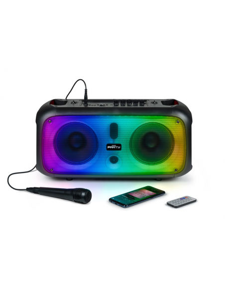 Enceinte Portable Lumineuse Bigben + Micro 200W