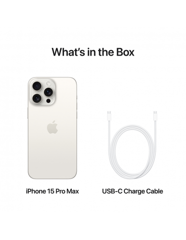 iPhone 15 Pro Max 512GB - White Titanium
