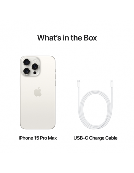 iPhone 15 Pro Max 512GB - White Titanium