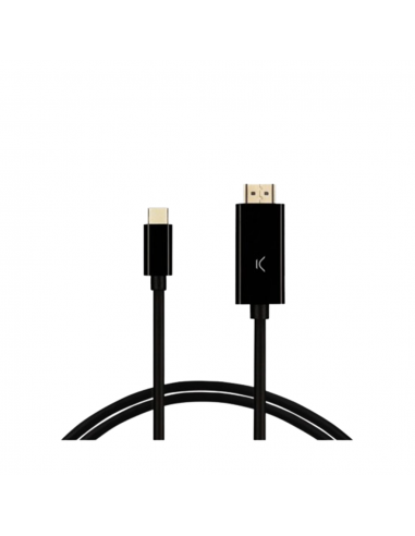 Cable USB Type-C Vers HDMI 4K KSIX 2M