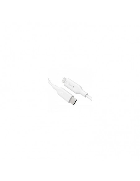 Cable USB-C Vers Lightning Hama 1m - Blanc