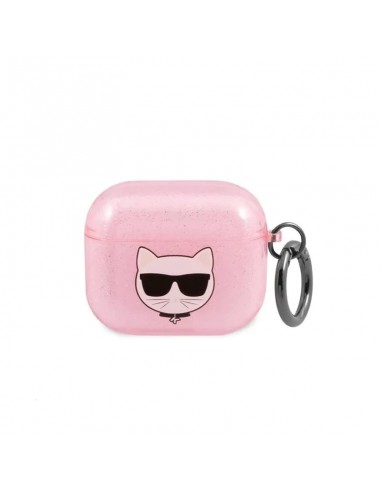 Etui Karl Lagerfeld Pour AirPods 3 - Pink à Paillettes