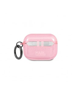 Etui Karl Lagerfeld Pour AirPods Pro - Pink à Paillettes 2