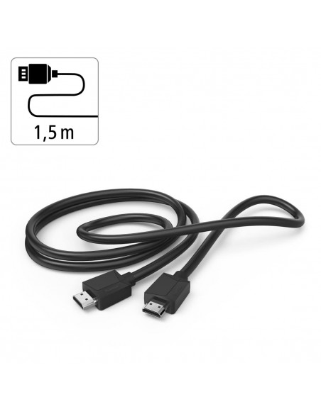 Cable HDMI Hama Vers HDMI Mini Ethernet Haute Vitesse 4K Ultra HD 1.5m