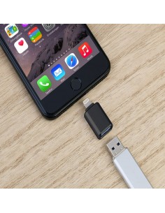 Adaptateur OTG lightning Vers USB - Dark Grey 2