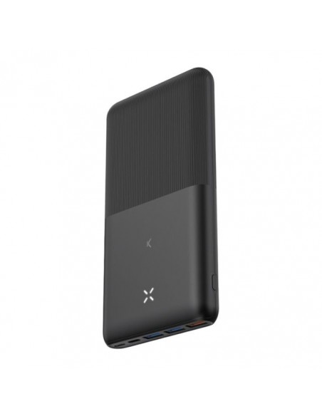 Power Bank KSIX Ultra Slim 20000 mAh 22W avec câble USB-C Noir
