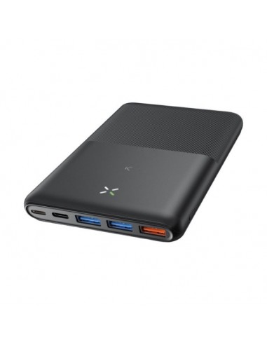 Power Bank KSIX Ultra Slim 20000 mAh 22W avec câble USB-C Noir