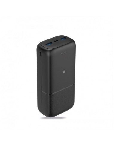 Power Bank KSIX Supra 30000 mAh / 20W avec câble USB-C - Noir