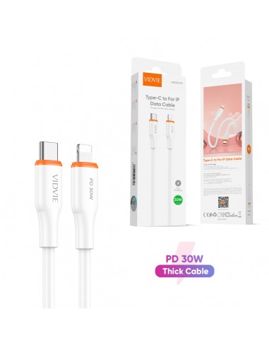 Cable Vidvie Type-C Vers Lightning 1M 30W
