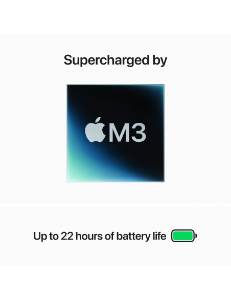 MacBook Pro 14" Puce Apple M3 CPU 8coeurs 10coeurs GPU 16GB 1TB SSD SG