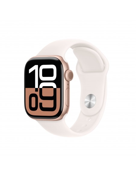Apple Watch S10 GPS 42mm Rose Gold Al Case  Light Blush Sport Band M/L