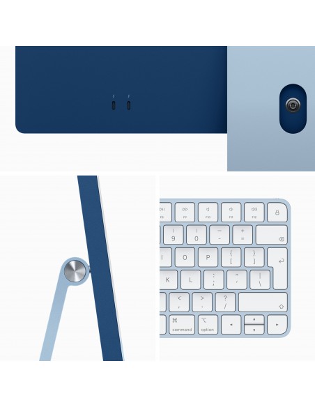 iMac 24" Retina 4.5K Puce Apple M3 8C CPU 8CGPU SSD 256Gb 8Gb - Blue