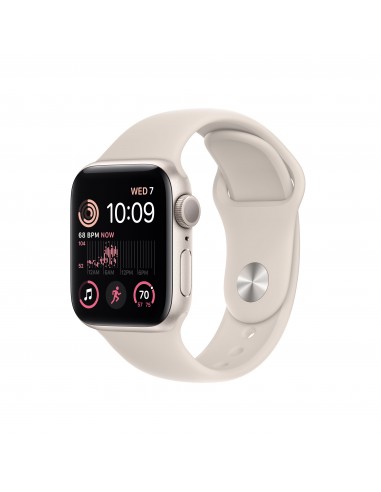 Apple Watch SE GPS Boîtier alu Starlight 40mm Bracelet Sport Starlight