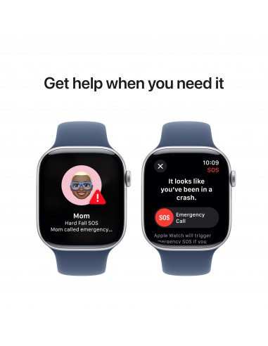 Apple Watch Series 10 GPS 46mm Silver Aluminium...