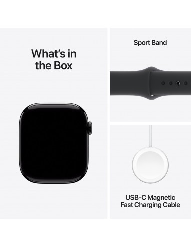 Apple Watch S10 GPS 46mm Jet Black Al Case With...