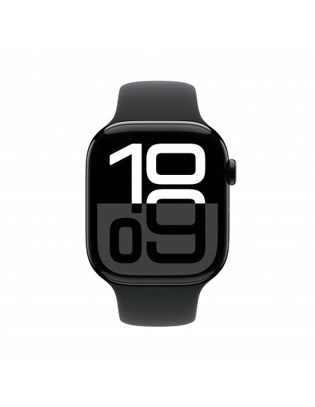 Apple Watch S10 GPS 46mm Jet Black Al Case With Black Sport Band M/L