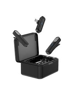 Microphone sans fil Type-C Vidvie 2.4G - Noir