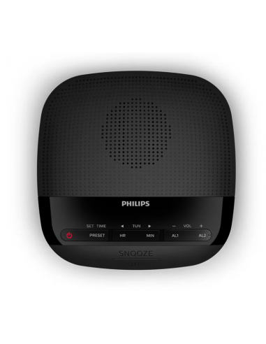 Radio-réveil PHILIPS Radiowecker - Noir