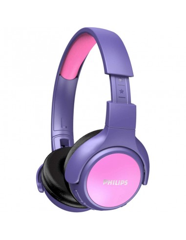 Casque Kids Bluetooth PHILIPS - Rose / Violet