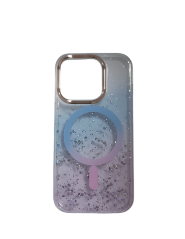 Coque à Paillettes Avec MagSafe Pour iPhone 15